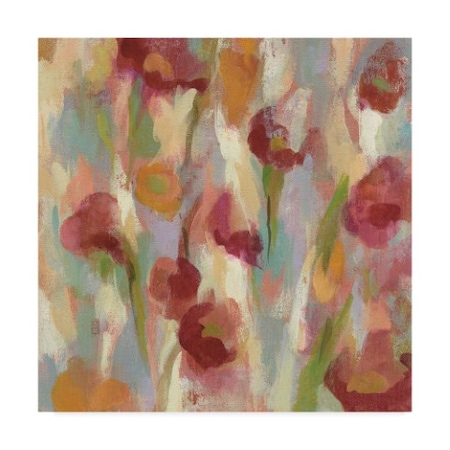 Silvia Vassileva 'Breezy Floral Ii' Canvas Art,24x24